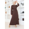 elbise koyu kahverengi 202