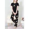Enjeksiyon Baskı Milan Kumaş Pijama Takımı Ayıkafa - 630.1287.
