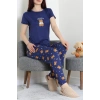 Enjeksiyon Baskı Milan Kumaş Pijama Takımı Laciayı - 630.1287.