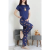 Enjeksiyon Baskı Milan Kumaş Pijama Takımı Laciayı - 630.1287.