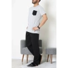 Erkek Pijama Takımı Grisiyah - 70605.1048.