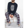 Erkek Pijama Takımı Lacivert1 - 53544.1838.