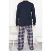 Erkek Pijama Takımı Lacivert1 - 53544.1838.