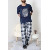 Erkek Pijama Takımı Lacivert3 - 53544.1838.