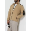 Fermuar Detaylı Erkek Polar Sweat Camel - 42820.1937.