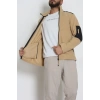 Fermuar Detaylı Erkek Polar Sweat Camel - 42820.1937.
