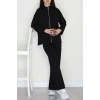 Fermuarlı Oysho Kumaş Takım Siyah - 4132.1247.
