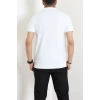Fermuarlı Polo Yaka Tişört Beyaz - 71596.2167.