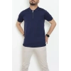 Fermuarlı Polo Yaka Tişört Lacivert - 71596.2167.