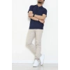Fermuarlı Polo Yaka Tişört Lacivert - 71596.2167.
