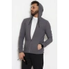 Fermuarlı Yan Kup Kapşonlu Erkek Sweat Füme - 25972.2125.