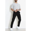 Fitilli Triko Erkek Tişört Gri - 71099.1947.