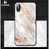 Floveme İPhone  X Xs Mermer Desenli Premium Silikon Kılıf-(1903)