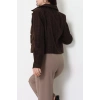 Full Lamine İçi Astarlı Tüvit Ceket Kahve - 51244.1347.