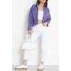 Gabardin Ceket Mor - 446.1238.