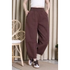 Gabardin Şalvar Pantolon Kahve - 2314015.483.
