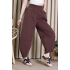 Gabardin Şalvar Pantolon Kahve - 2314015.483.