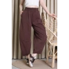 Gabardin Şalvar Pantolon Kahve - 2314015.483.