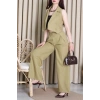 Gabardin Yelekli Takım Haki - 71341.1437.
