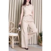 Gabardin Yelekli Takım Vizon - 71341.1437.