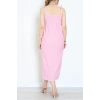 Gipeli İp Askı Elbise Pembe - 41862.1723.