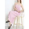 Gipeli İp Askılı Elbise Gülkurusu - 41848.1723.