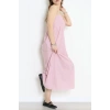 Gipeli İp Askılı Elbise Gülkurusu - 41848.1723.