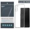 GOR Samsung Galaxy S21+ Plus Kılıf Kamera Korumalı Şeffaf Silikon Kılıf-(1903)