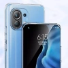 GOR Xiaomi Mi 11 Kılıf Kamera Korumalı Şeffaf Silikon Kılıf-(1903)