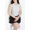 Halter Yaka Kaşkorse Body Gri - 71060.1748.