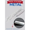 HSNET Metal 8.5 Cm Atatürk İmzası Sticker