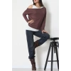 İçli Dışlı İkili Viskon Bluz Kahve - 70827.1095.