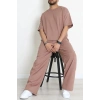 İki İplik Oversize Erkek Takım Kahve - 80273.1567.