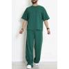 İki İplik Oversize Erkek Takım Nefti - 80273.1567.