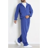 İki İplik Oversize Fermuarlı Erkek Takım Lacivert - 80272.1567.