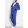 İki İplik Oversize Fermuarlı Erkek Takım Lacivert - 80272.1567.