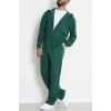 İki İplik Oversize Fermuarlı Erkek Takım Nefti - 80272.1567.