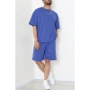 İki İplik Oversize Şortlu Erkek Takım Lacivert - 80274.1567.
