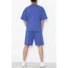 İki İplik Oversize Şortlu Erkek Takım Lacivert - 80274.1567.
