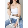 İp Askılı Crop Büstiyer Atlet Beyaz - 20544.200.