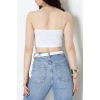 İp Askılı Crop Büstiyer Atlet Beyaz - 20544.200.