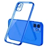 iPhone 12 Mini 5.4inç Renkli Kenar Şeffaf Kılıf Kamera Korumalı Kılıf-(1903)
