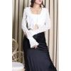 İspanyol Kol Dantelli Bluz Beyaz - 6907.2156.