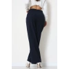 İthal Scuba Krep Lastikli Pantolon Lacivert - 51234.1397.
