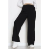 İthal Scuba Krep Lastikli Pantolon Siyah - 51234.1397.