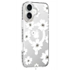 Joko Apple iPhone 16 Floral Magsafe Kapak - Beyaz