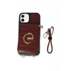 Joko iPhone 11 Kılıf Ermes Kapak - Bordo