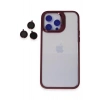 Joko iPhone 13 Pro Max Kılıf Roblox Lens Standlı Kapak - Bordo