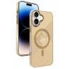 Joko iPhone 16 Stella PC Sert Magsafe Kılıf - Gold