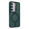Joko Samsung Galaxy S24 Plus Flet Lens Magsafe Kapak - Koyu Yeşil